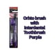 thumbnail image 1 of V Shape Toothbrush with Interdental Floss Brush Orthodontic Braces Clean Non Toxic Adult Health Brush Soft Oral Cleaning Travel, 1 of 3