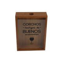 Homewell - Caja Decorativa Para Corchos 24X34X6.5Cm