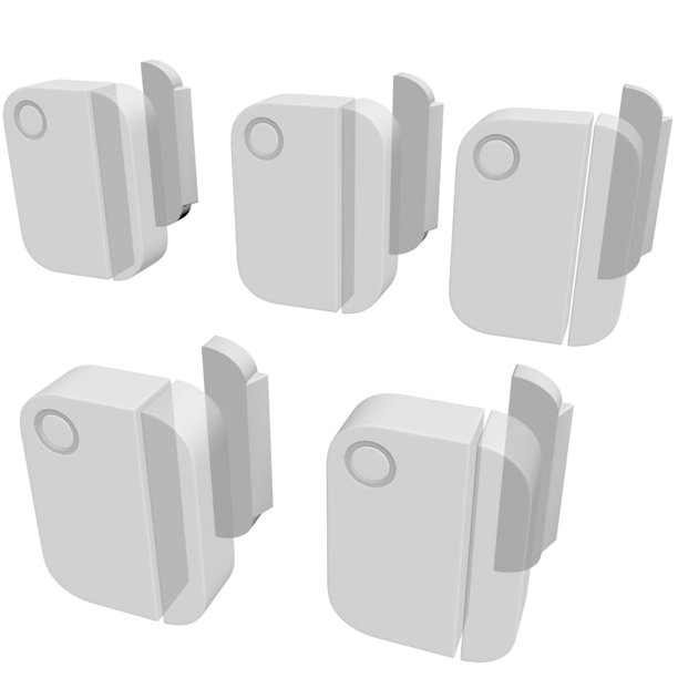Set elevador de sensor con forma de anillo, alarma, imán, paquete de 5 unidades con adhesivo 3M
