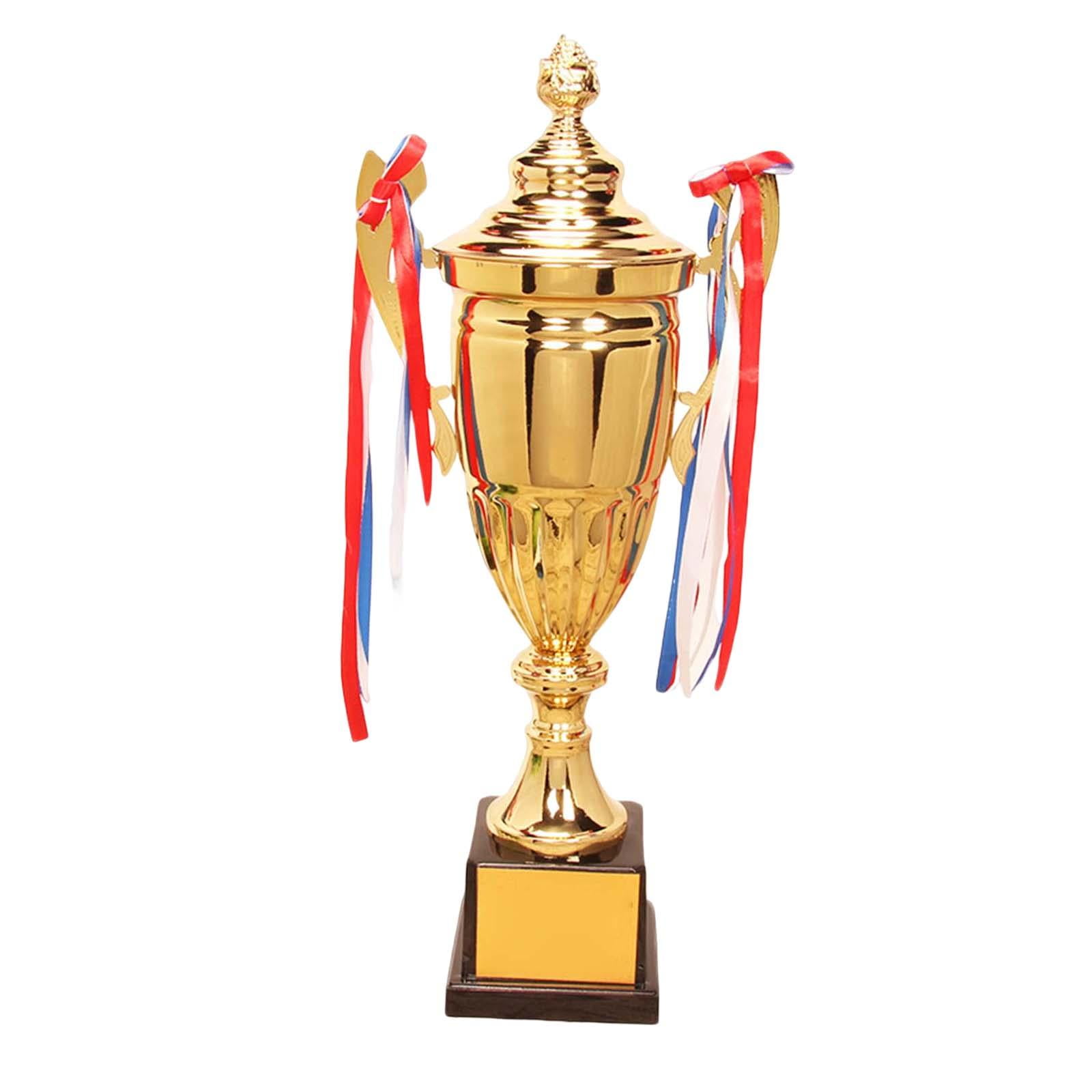 Bothyi - Trofeo De Premio Copa De Trofeo De Metal Con Cinta Para Celebración Competición Deportiva 54cm