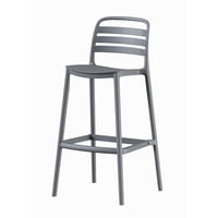 Escandinavia - Piso Taburete Silla Alta Bar Cocina Ragnar 75Cm Gris Oscuro