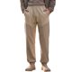 thumbnail image 1 of INSPIRE CHIC Pantalones Jogger Casuales Texturizados con Parche para Hombre con Cintura de Cordón M Caqui, 1 of 5