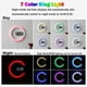 thumbnail image 3 of Reloj de pared LED, reloj de pared digital con control remoto, reloj de pared con espejo LED creativo con alarma, 3 of 5