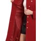 thumbnail image 5 of INSPIRE CHIC Abrigo de Guisante para Mujer Invierno Cuello Alto Botones Abajo Abrigos de Longitud Media con Cinturón S Rojo, 5 of 6