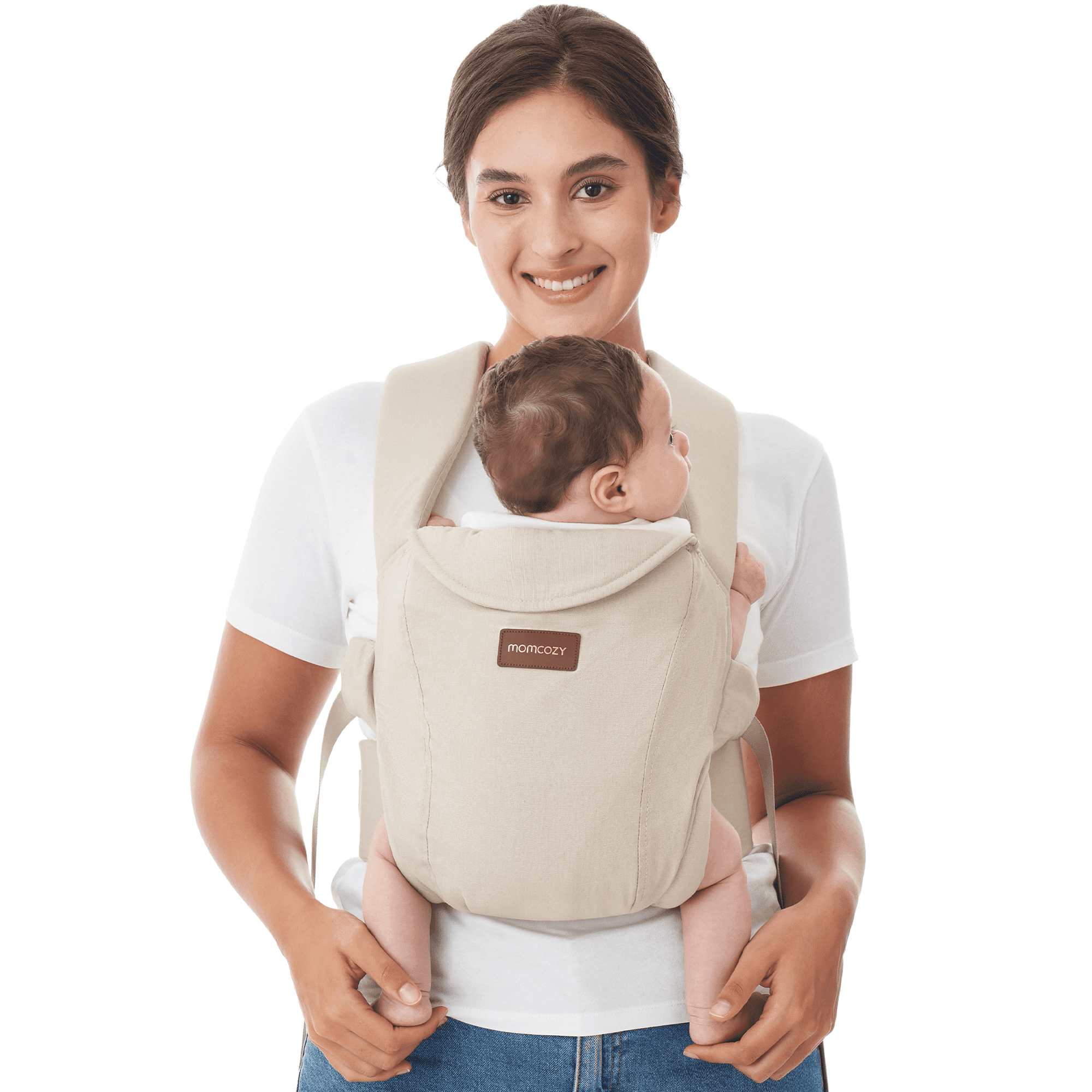 Porta Bebé Momcozy Weesnug Khaki