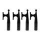 thumbnail image 4 of 4X Premium Nylon Amarre Barco Marino Kayak Gancho Reemplazo Superior Para Tubo De 1", 4 of 6