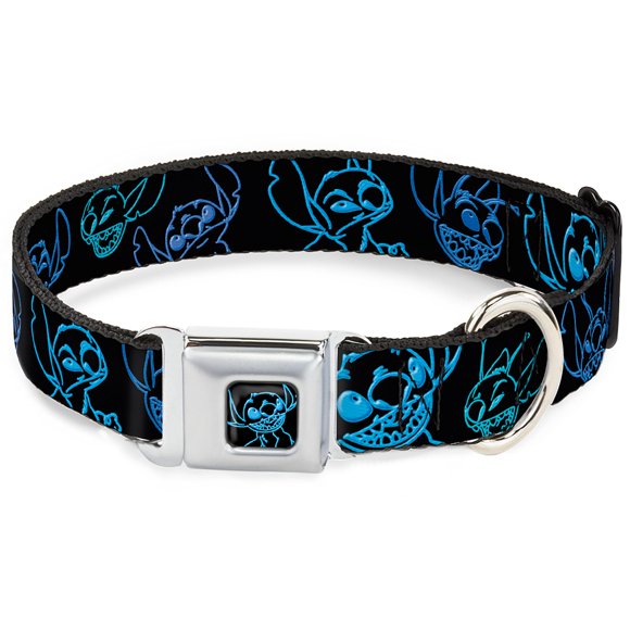 Collar para mascotas con cinturón de seguridad de Disney Electric Stitch Poses para perro