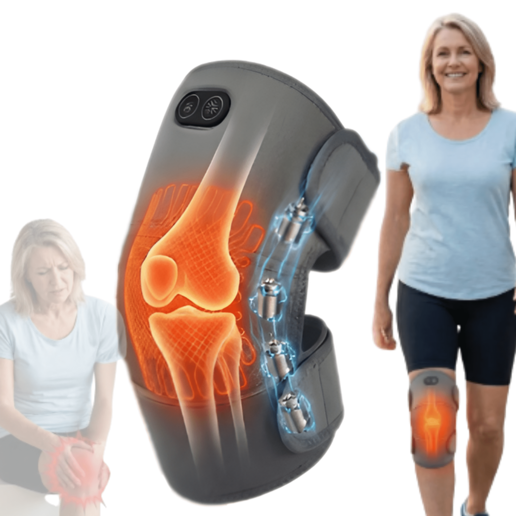 Nuoyi Miao - Rodillera Termica Masajeador Vibracion Calor Terapia Vibra