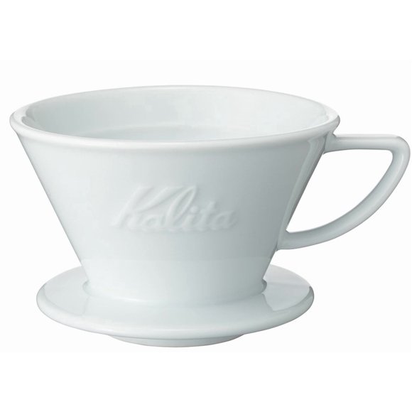 Kalita Goteador de Café de Cerámica Carita, Serie Wave, para 2‑4 personas, porcelana, estilo camping, fabricado en Japón