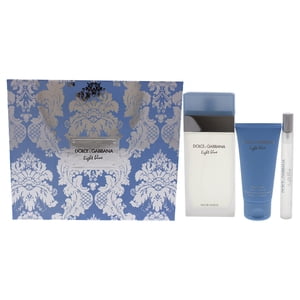 Set De Regalo Perfume Dolce & Gabbana Light Blue Edt Para Mujer, 90 Ml, 3 Piezas