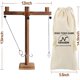 thumbnail image 3 of Juego de anzuelos de madera Nanoable Ring Toss Game con bolsa de transporte, 3 of 6