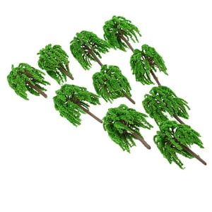 Genérico - 10 Unids 1: 150 Plastic Sauce Tree Model Street Train Disposición De Paisaje Ferroviario N