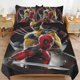 thumbnail image 2 of Deadpool & Wolverine 3 Piece Sets Full/Queen Size - Reversible Microfiber Quilts with 2 Shams Soft Lightweight Bedspread Coverlet Comforter for All Season Bed Sheets, 2 of 5
