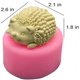 thumbnail image 2 of Molde de silicona para jabón NINEXY – Erizo 6.6 × 5.3 × 4.6 cm, 2 of 8