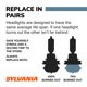 thumbnail image 3 of Lámpara Halógena Sylvania 9006 55W 12.8V 1000 lm, 3 of 3
