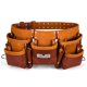 thumbnail image 3 of Cinturón de herramientas AP LEATHER 91-117 cm de cuero curtido al aceite color granate, 3 of 8
