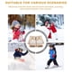thumbnail image 5 of Lindos guantes de invierno tejidos de lana para niños pequeños, cálidos guantes convertibles sin dedos con funda para manoplas para niñas y niños, 5 of 6