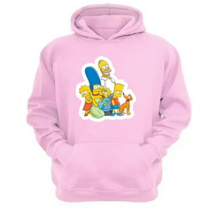 Genérico - Polerón Canguro Familia Amarilla Rosa Talla M Unisex
