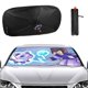 thumbnail image 1 of Aphmau Cat Sombrilla Solar para Auto - Protector de Parabrisas Plegable | Cortina Solar Delantero | Bloqueo UV y Aislamiento de Calor 133x73cm, 1 of 6