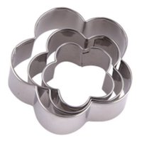 Genérico - Set 3 Trebol Moldes Cortador Galletas Dulces Repostería