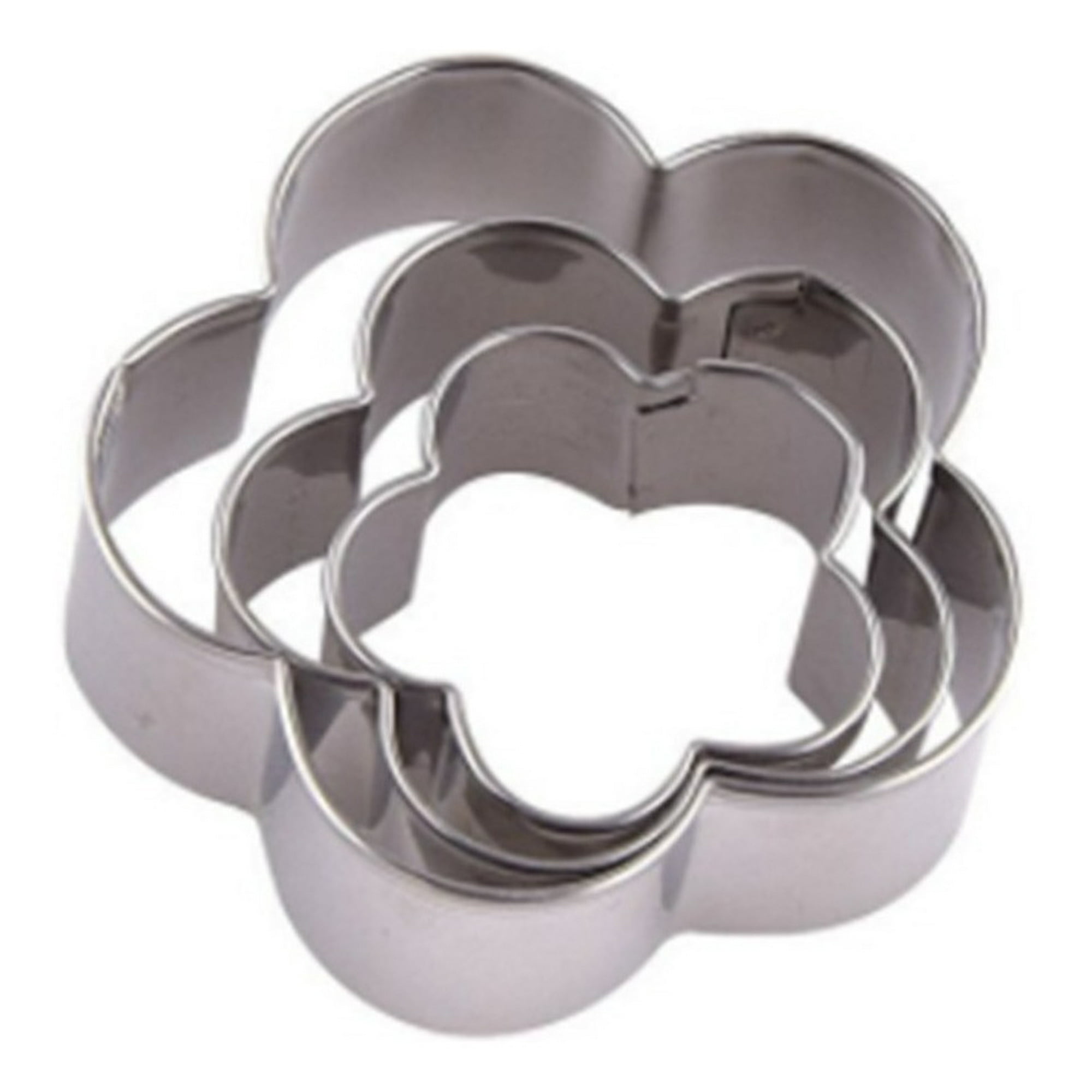 Genérico - Set 3 Trebol Moldes Cortador Galletas Dulces Repostería