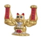 thumbnail image 2 of Estatuilla De Gato De La Suerte Escultura Estatua De Animal Divertido Feng Shui Para Estante De Casa Aureate, 2 of 5