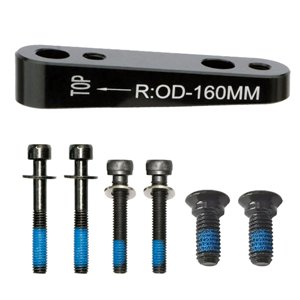Ioensy - Adaptador De Disco De Bicicleta Freno De Disco De Bicicleta Accesorios De Poste De Montaje Plano Trasero