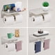 thumbnail image 5 of Porta rollo de papel higiénico Homely Trove doble con repisa para celular, 5 of 7