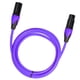 thumbnail image 1 of Cable De Audio XLR Macho A Hembra Para Micrófono Cable De Consola De Sonido Púrpura 3m, 1 of 5