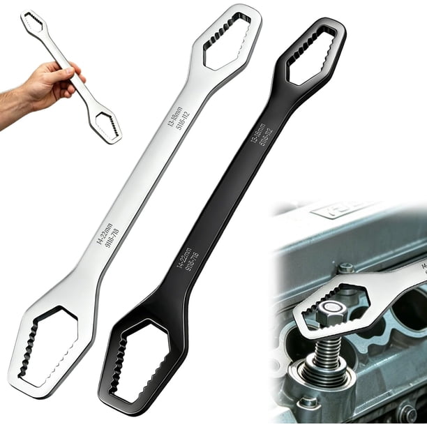 Llave universal doble extremo 8-22mm autoajustable multiusos reparación automóvil