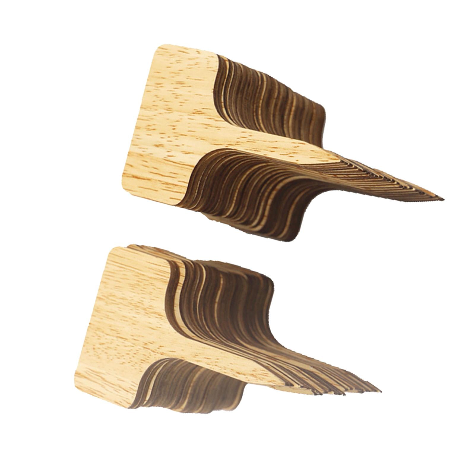 Wswqop - Etiquetas De Madera Para Plantas, Etiquetas Para Letreros De Plantas, Marcadores De Flores Para Semillas De Flores En Maceta