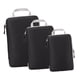 thumbnail image 5 of 3x Cubos De Embalaje De Compresión Bolsas De Embalaje Hombres Mujeres Impermeables Para Maletas Negro, 5 of 5