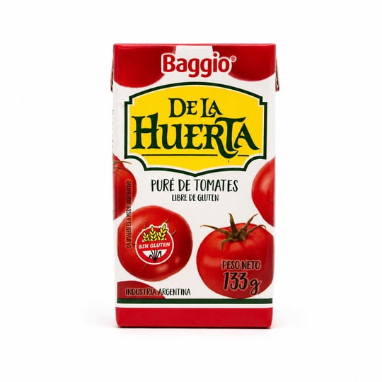 Pure De Tomate Natural 133 g De la Huerta