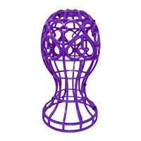 Ioensy - Soporte Para Pelucas Multifunción Con Forma De Corazón Para Salón De Belleza, Morado