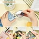 thumbnail image 4 of Funda para gafas Fintie Ocean Marble de piel vegana con tela, 4 of 7