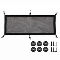 Xusx111 - Red De Gestión De Cables - Bajo Escritorio Bandeja De Gestión De Cables - Red De Cable - Administración De Alambres Bajo Escritorio - Organizador De Cable (Bolsillo De Red De Enchufe De 6 Po