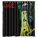 thumbnail image 1 of Cortina de ducha Gorillaz, juego de cortinas de baño con ganchos, tamaño 60 x 72 pulgadas, 1 of 3