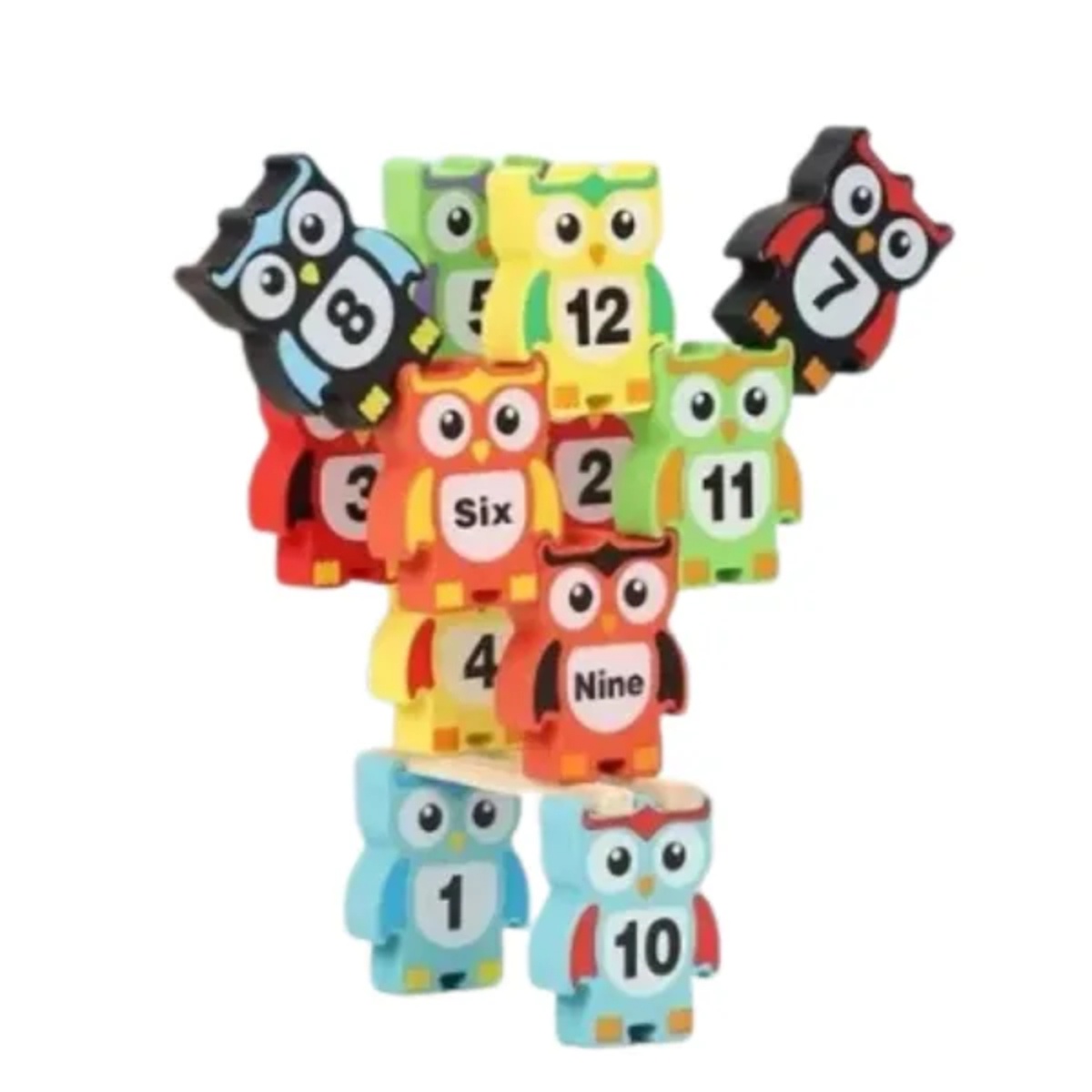 Genérico - Búho Balance Juego Equilibro Madera