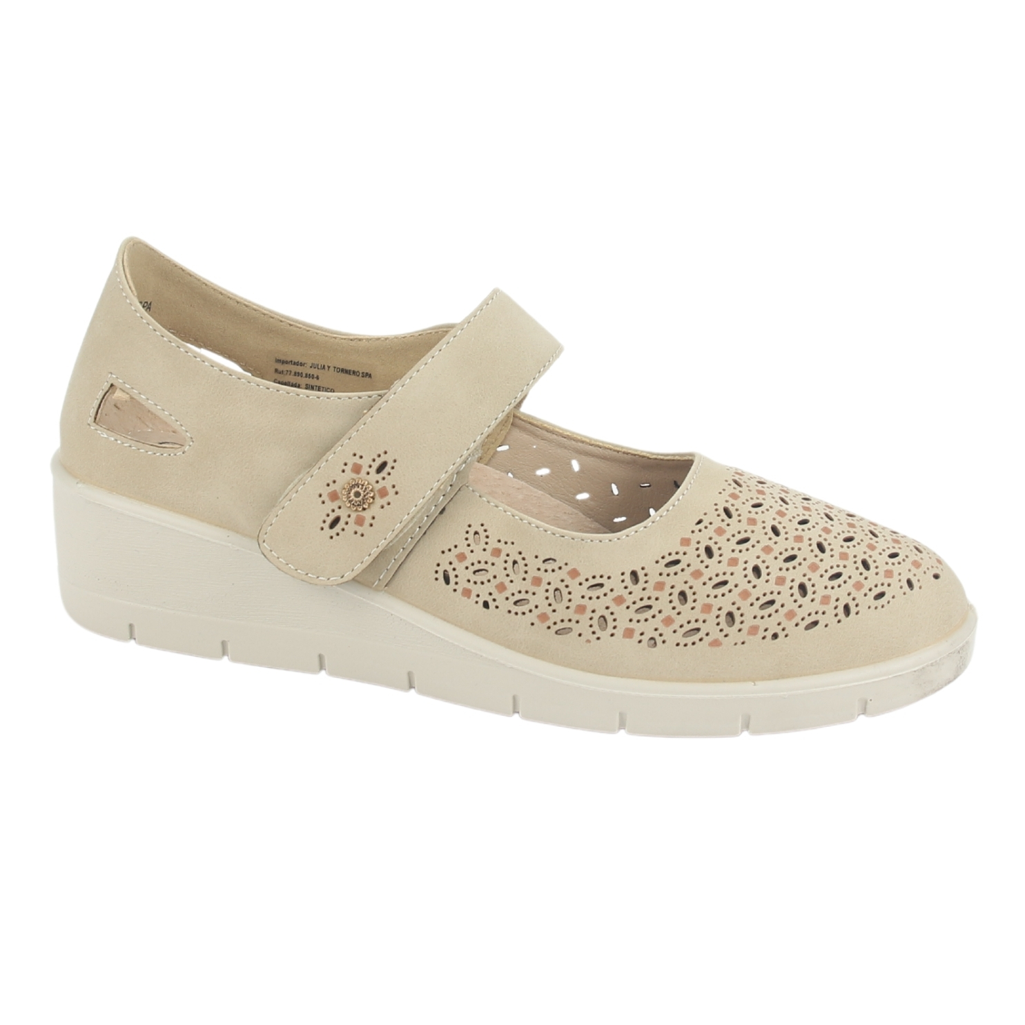 Zapato Chalada Mujer Cona-1 Beige Casual