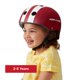 thumbnail image 4 of Folleto con radio para casco de bicicleta para bebés y niños de 2 a 5 años, color rojo, 4 of 5