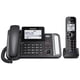 thumbnail image 2 of Sistema telefónico Panasonic KX-TG9581B de 2 líneas con 1 auricular negro, 2 of 5