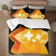 thumbnail image 1 of Blox Fruit Face on print Soft Bed Set Lightweight 3 Pieces Bedding Sets for All Season Comforter Set Easy Care, 1 of 5