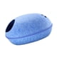 thumbnail image 2 of Cueva De Cama De Gato De Fieltro Natural Con Cremallera Tienda De Campa?a Para Gatos De Interior Cama Para Mascotas Casa Escondite Azul, 2 of 5