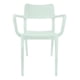 thumbnail image 3 of Silla Plástica Con Apoya Brazos Minimal Menta Dvp, 3 of 5