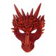 thumbnail image 3 of Dragon Mask Full Head Cover Para Cosplay Prop Masquerade Mask Rojo, 3 of 5
