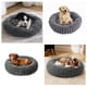 thumbnail image 3 of Cama Nido Donut Mascotas M PetsCool Gris 60 cm Antiansiedad Perro Gato, 3 of 6