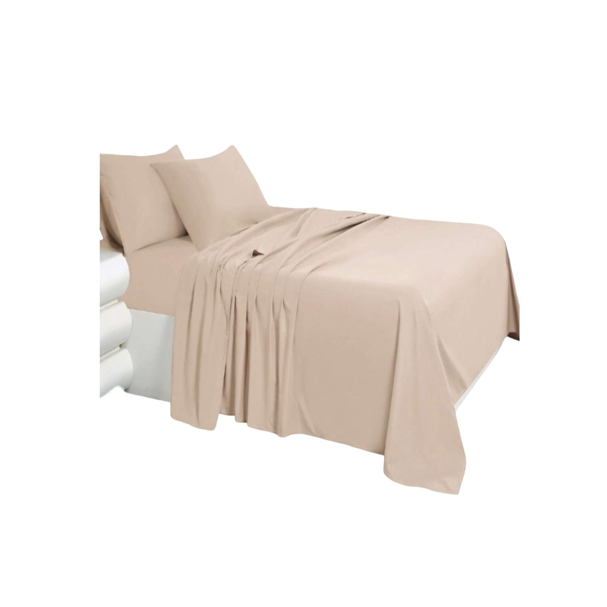 Myl Todo Hogar - Sábanas De Poliester Suave Colores Lisos King