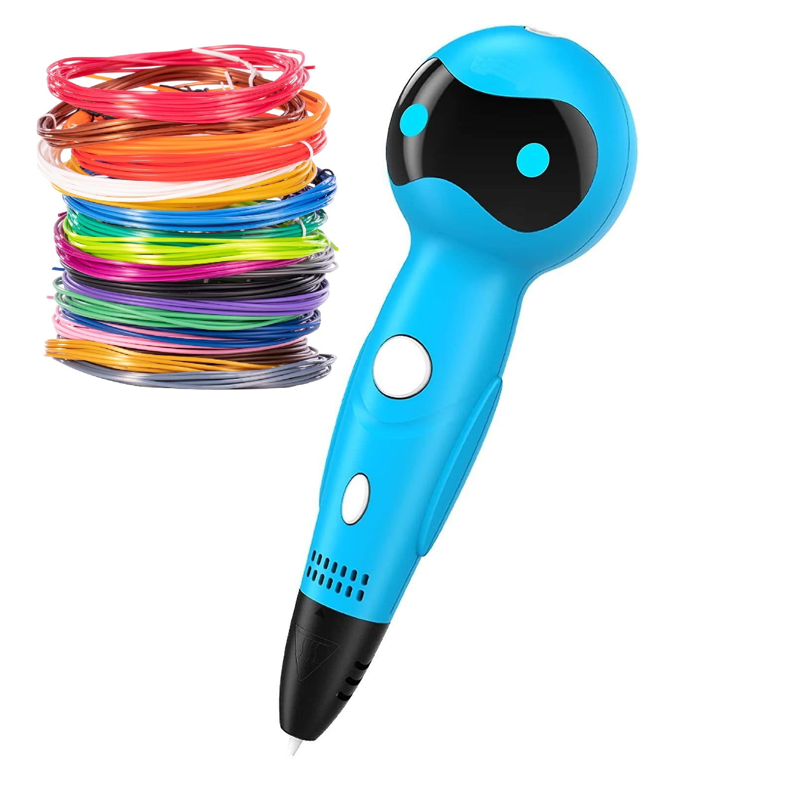 Castletec - Lápiz Impresora 3d Robot Sm-04 Con 54 Mts De Filamentos - Azul