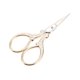 thumbnail image 1 of Unique Bargains 1 Pc Tijeras en Relieve para Mujeres Tijeras Recortadoras de Cejas para Baño Acero Inoxidable Tono Dorado, 1 of 3