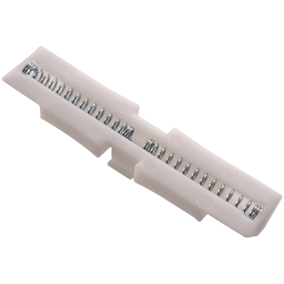 Guía superior para riel de puerta corrediza plegable para puertas de clóset, blanca